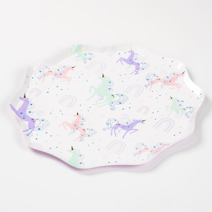 UNI25-DNP1-Unicorn Dinner Plates-(PREORDER STARTS SHIPPING  08/15)