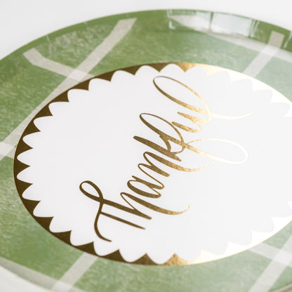 HAR25-DP3- Harvest Thankful Dessert Plates