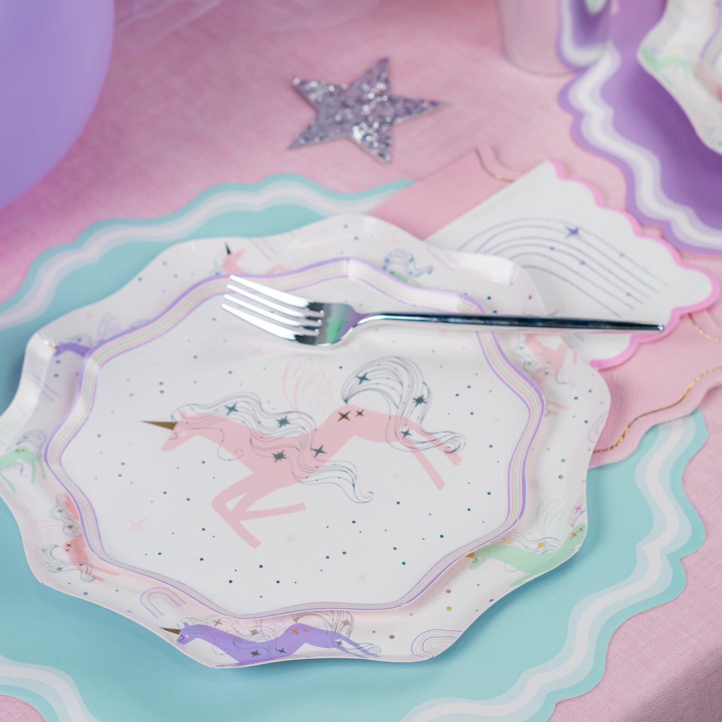 UNI25-DP5- Unicorn Small Plates-(PREORDER STARTS SHIPPING  08/15)