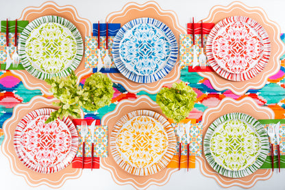 SUM23-TR1- Bel Colore Ikat Table Runner