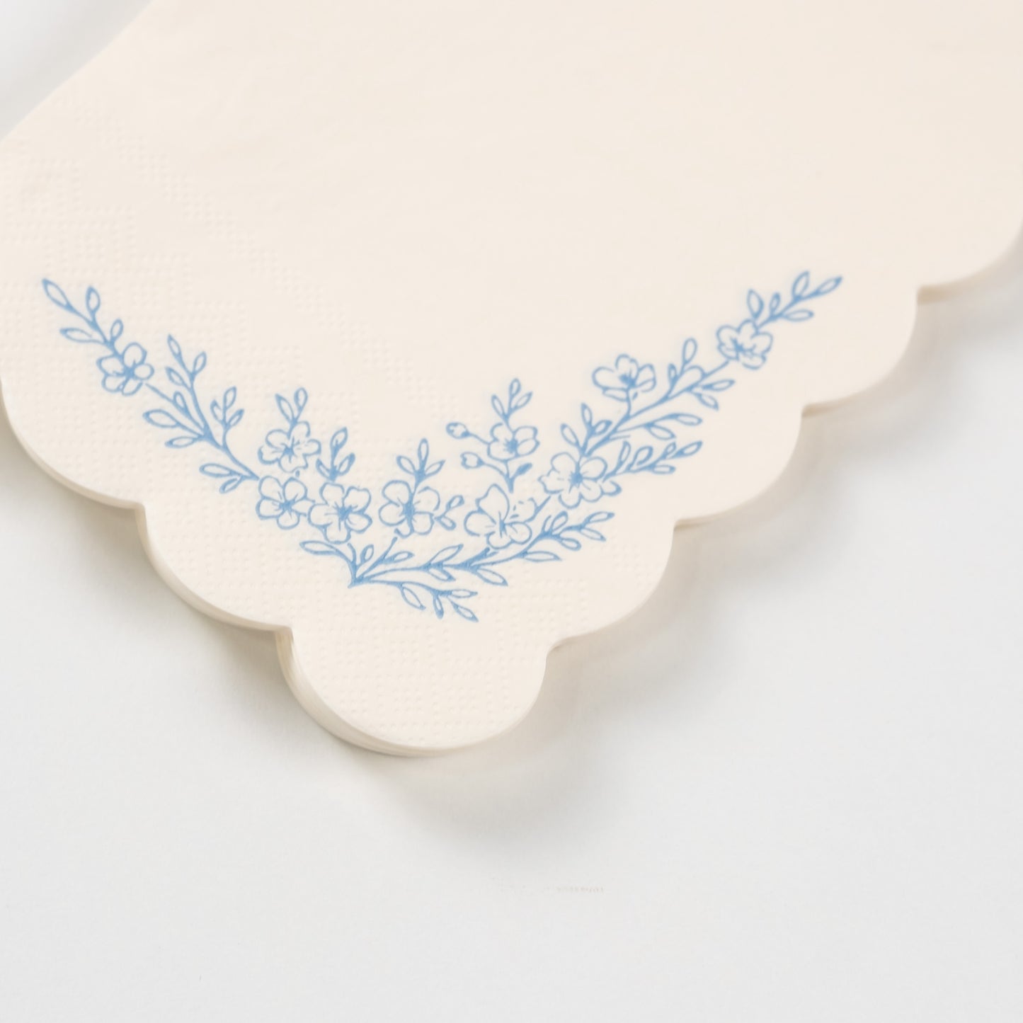 Floral Elegance Blue Guest Towels- Pre Order Ships January 20th
