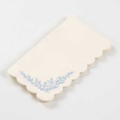 Floral Elegance Blue Guest Towels- Pre Order Ships January 20th
