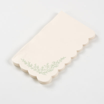 Floral Elegance Sage Guest Towels- Pre Order Ships January 20th