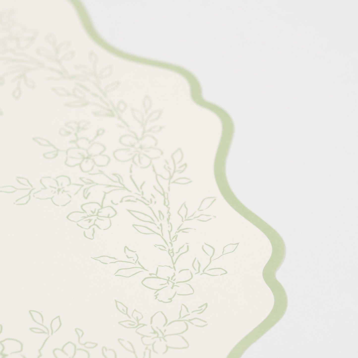 Floral Elegance Sage Placemats- Pre Order Ships January 20th