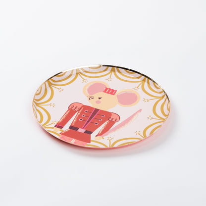 HOL25-DP7- Nutcracker Dessert Plates
