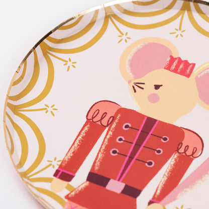 HOL25-DP7- Nutcracker Dessert Plates