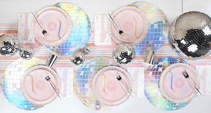 Pop Star Dance Party Vinyl Record Dessert Plates