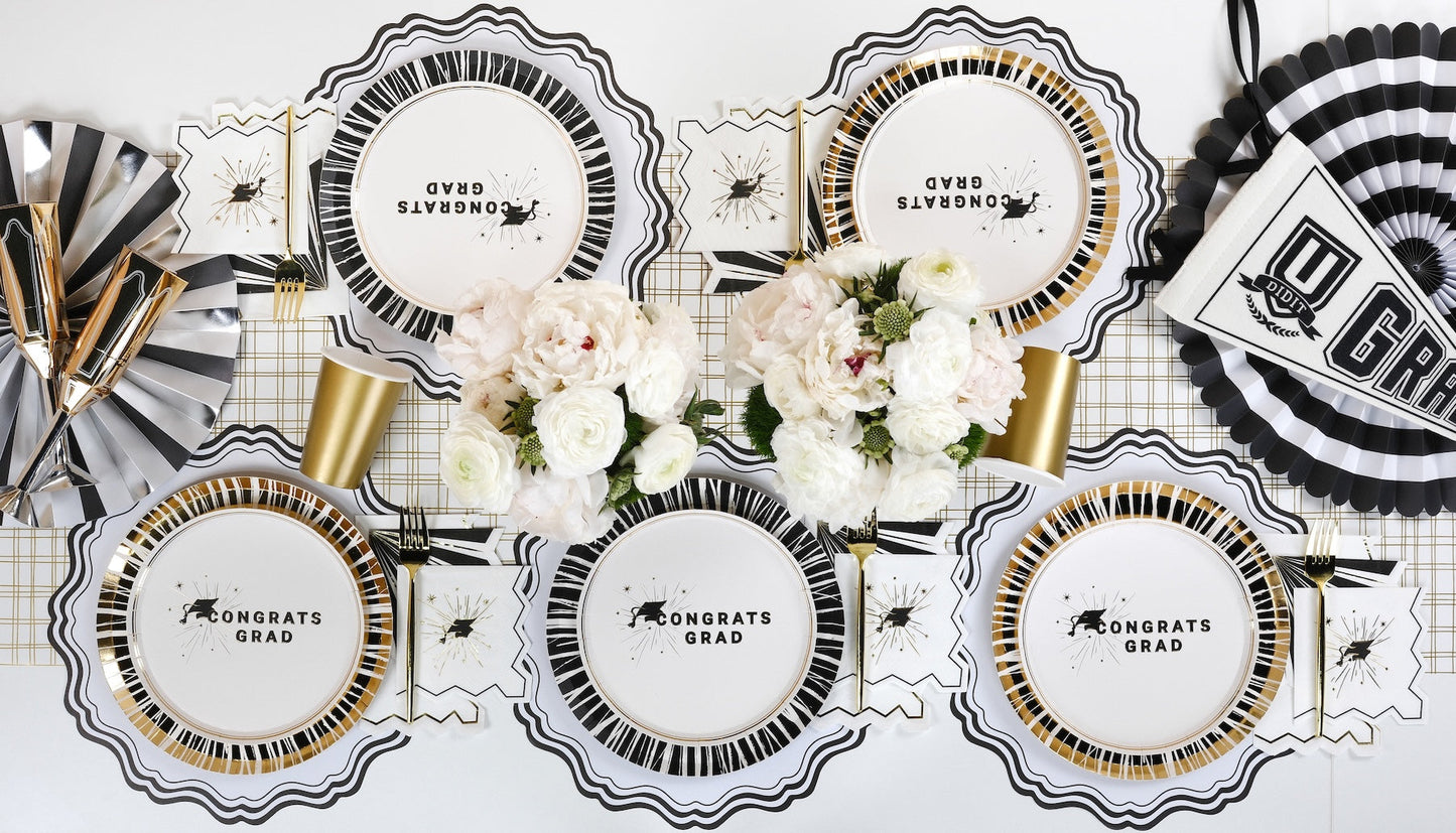 Reverse Gold Radiance Dinner Plates