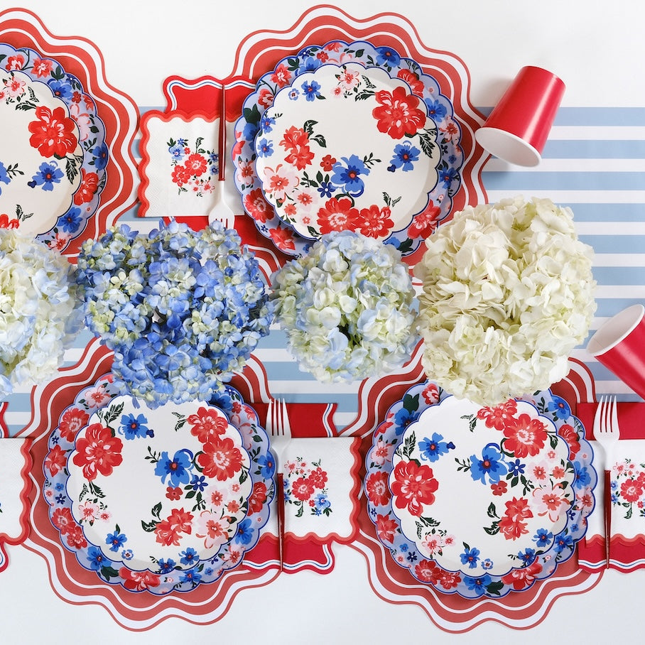 Summer Floral Dinner Plates