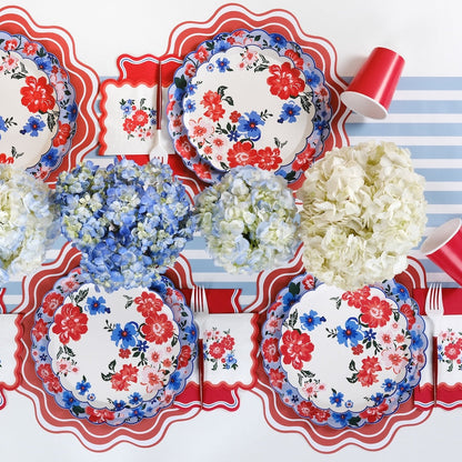 Summer Floral Dinner Plates