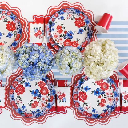 Summer Floral Cocktail Napkins