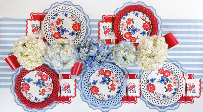 Summer Floral Dessert Plates
