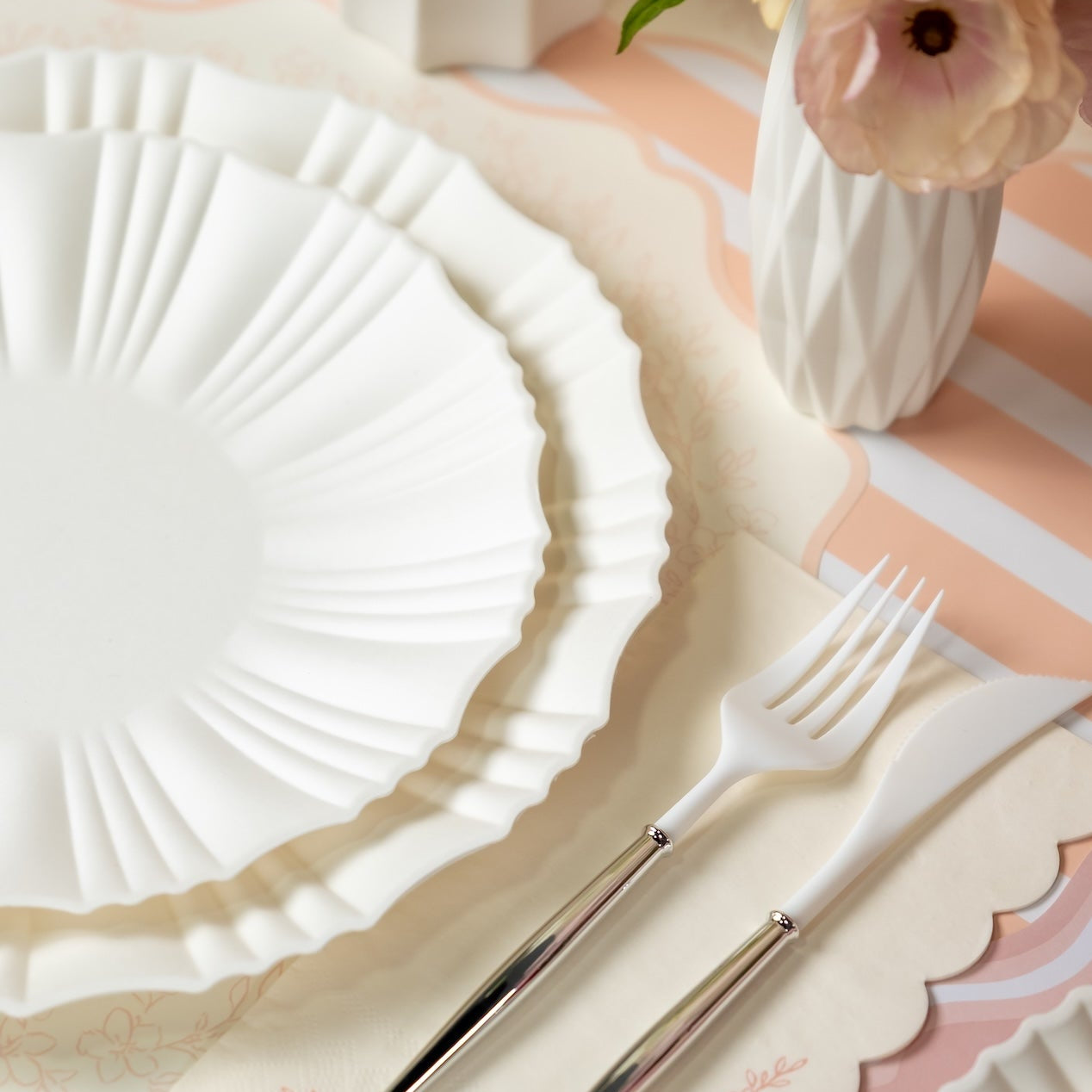 Cream Naturally Eco Dessert Plates