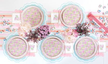 MCL25-GT17- Pink Celebration Chic Guest Towels