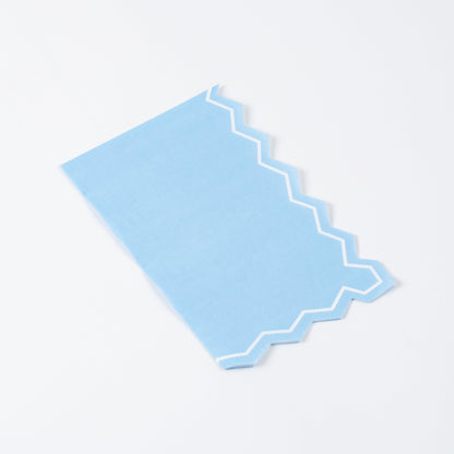MCL25-GT14- Light Blue Celebration Chic Guest Towels