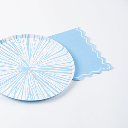MCL25-GT14- Light Blue Celebration Chic Guest Towels