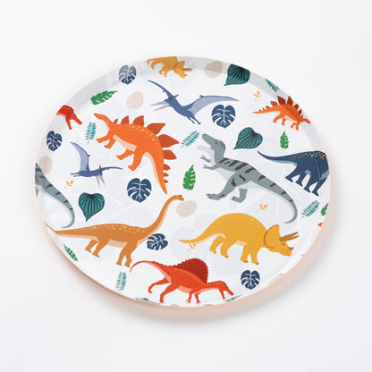 DINO25-DP1- Dinosaur Dessert Plates