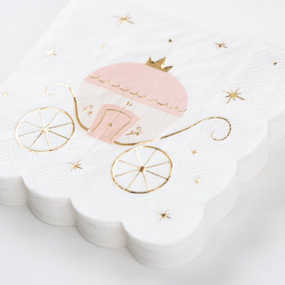 PRN25-CN3- Princess Coach Beverage Napkins