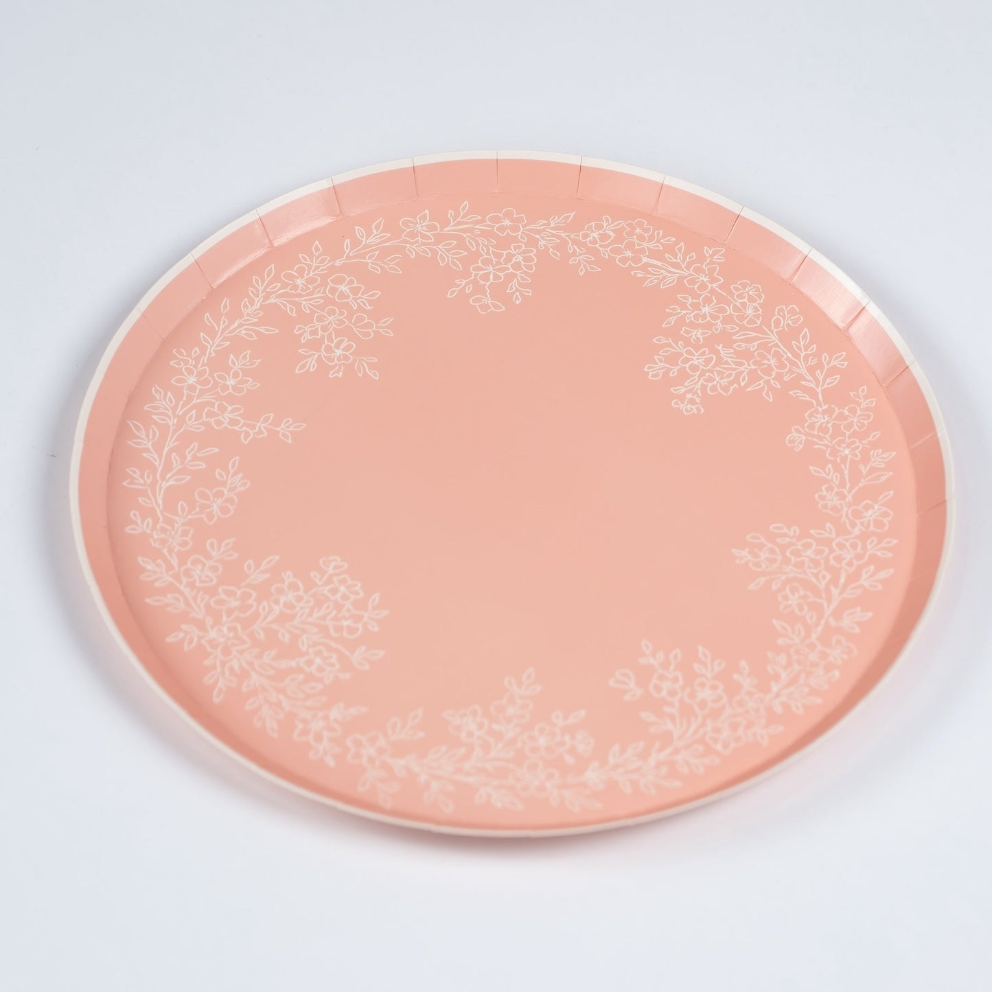 Floral Elegance Pink Dinner Plates- Pre Order Ships January 20th