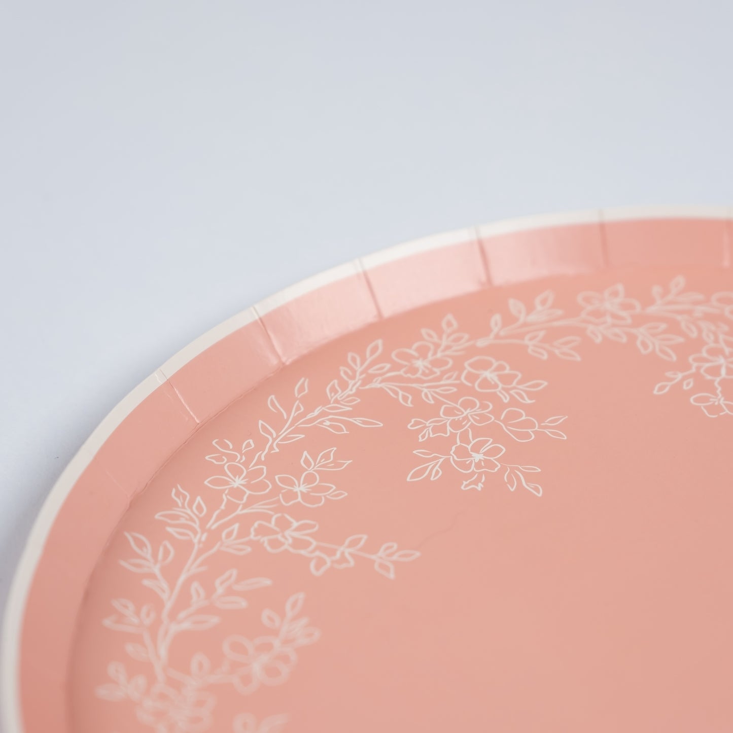 Floral Elegance Pink Dinner Plates- Pre Order Ships January 20th