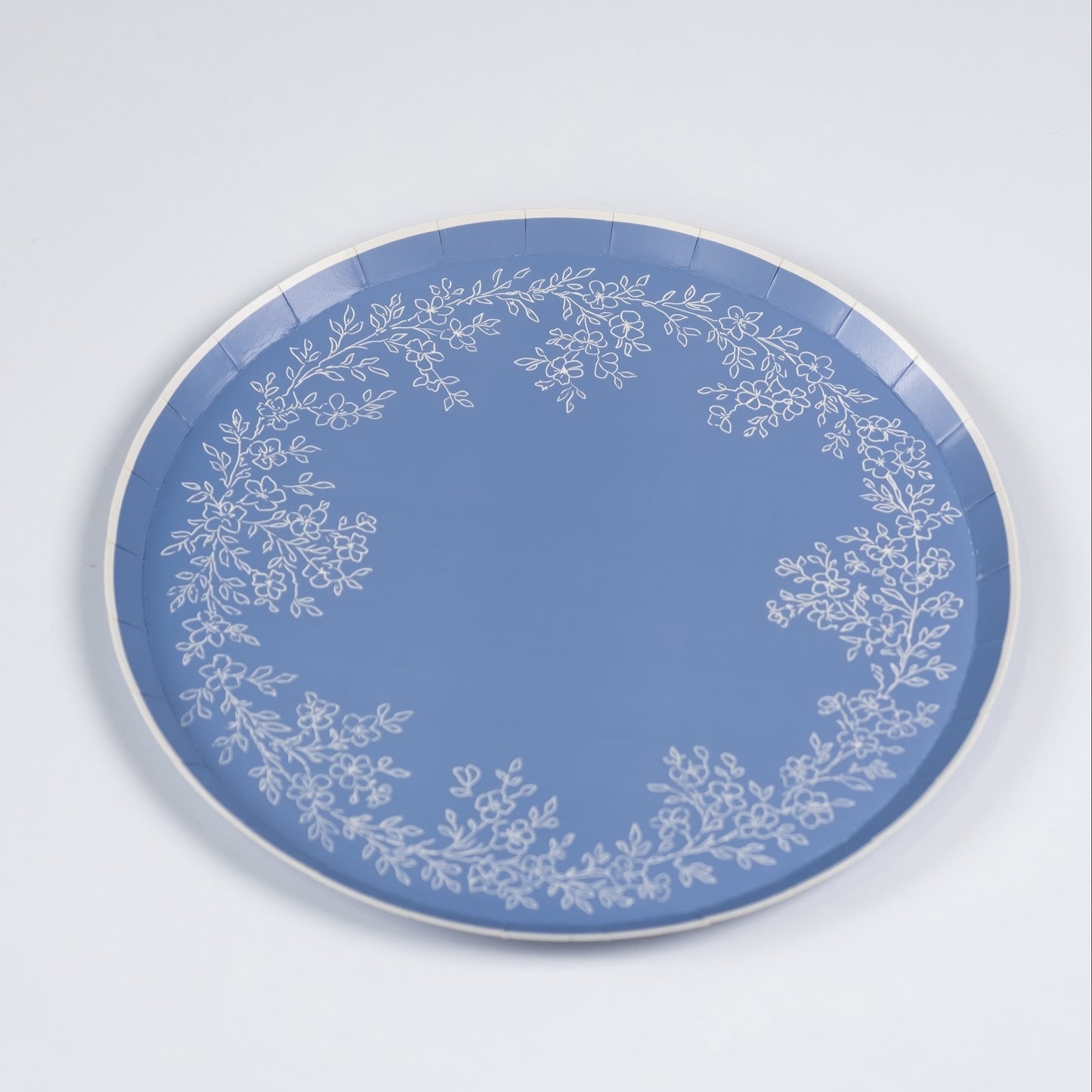 Floral Elegance Blue Dinner Plate- Pre Order Ships January 20th