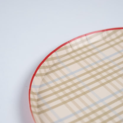 Camping Gingham Dinner Plates- Pre Order Ships January 20th