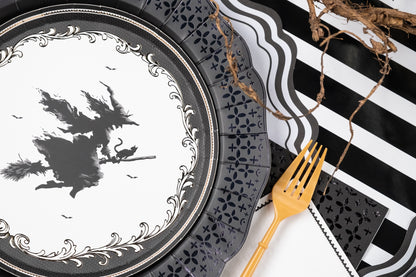 Black & White Fancy Placemats