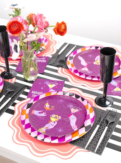 HAL25-DNP4-Halloween Diamond Dinner Plates