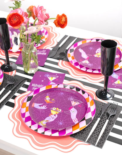 MCL25-PL19- Coral Wavy Scallop Placemat