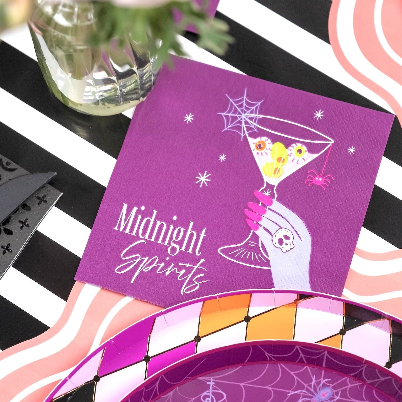 Midnight Spirits Halloween Cocktail Napkins
