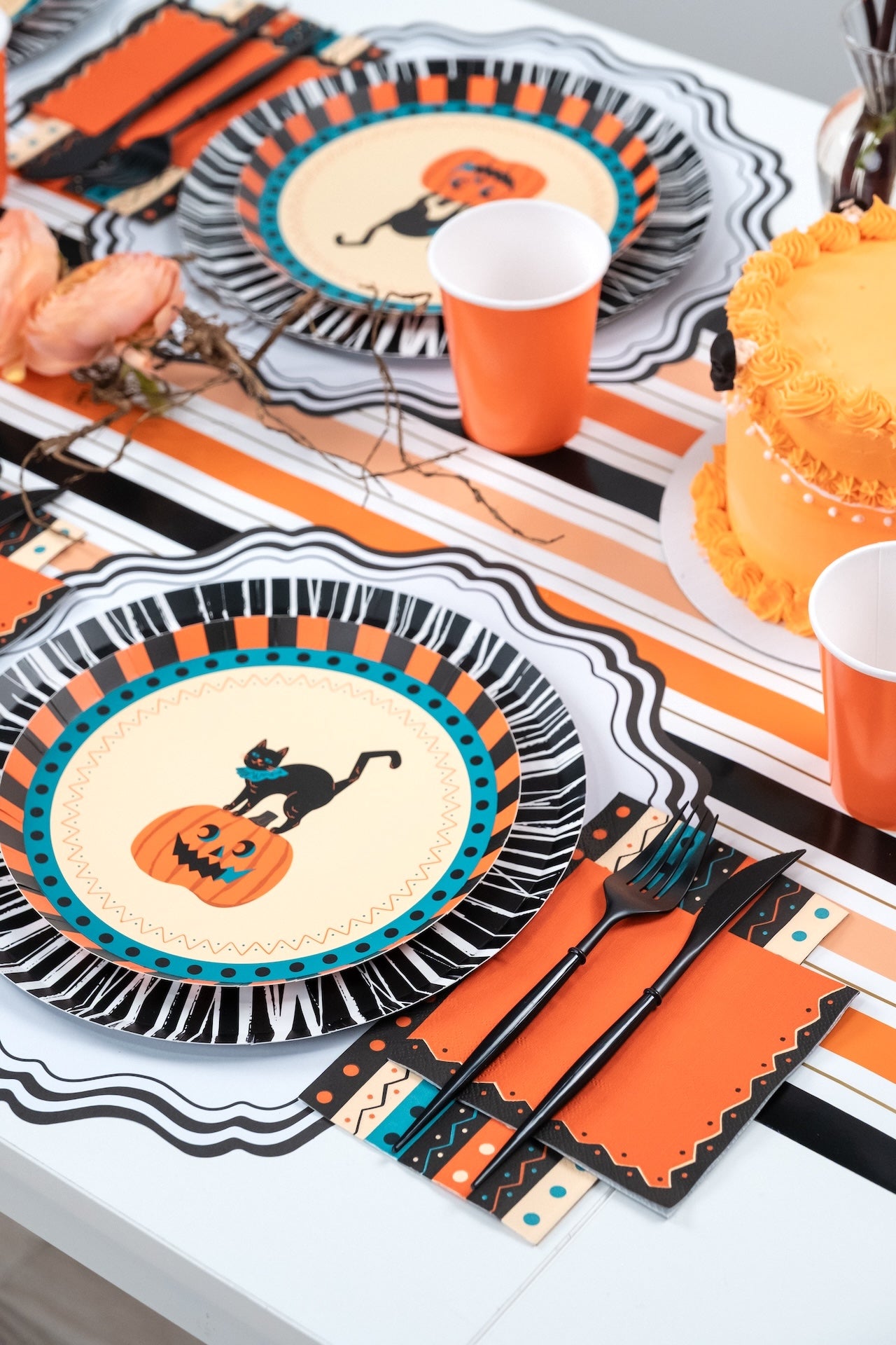 Vintage Halloween Cocktail Napkins