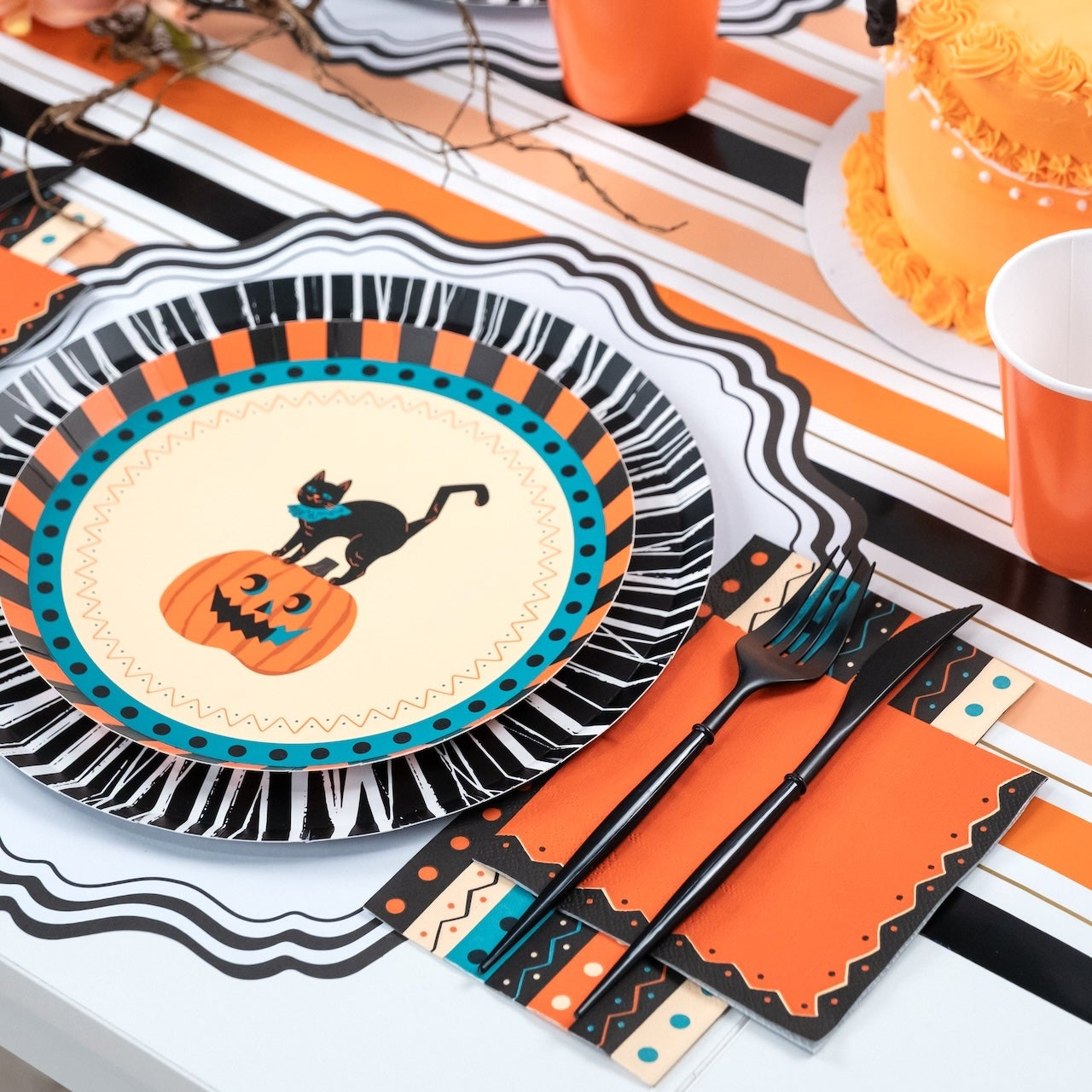 Vintage Halloween Cocktail Napkins
