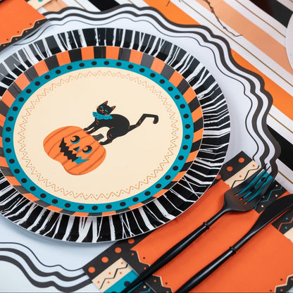 Vintage Halloween Dessert Plates