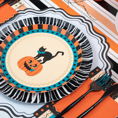 Black & White Fancy Placemats