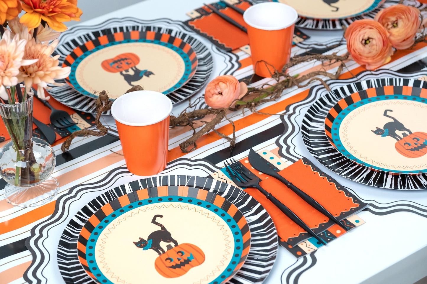 Vintage Halloween Cocktail Napkins