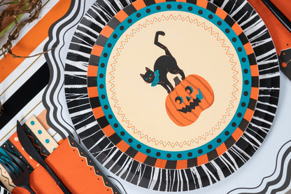 Vintage Halloween Dessert Plates