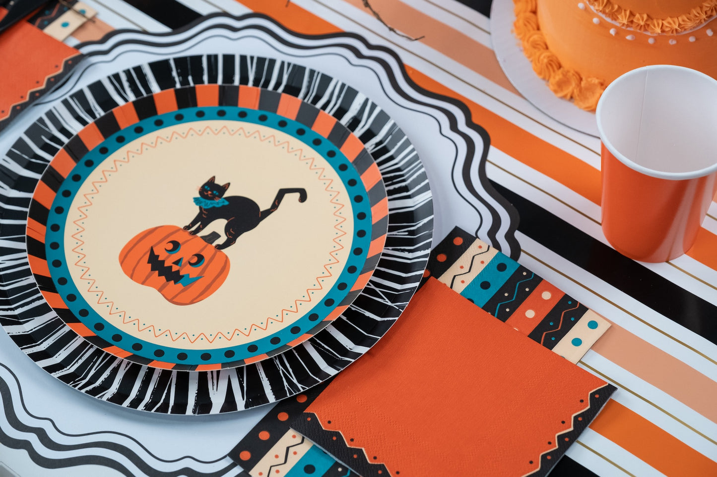 Vintage Halloween Cocktail Napkins
