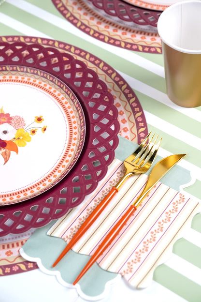 Harvest Floral Cocktail Napkins