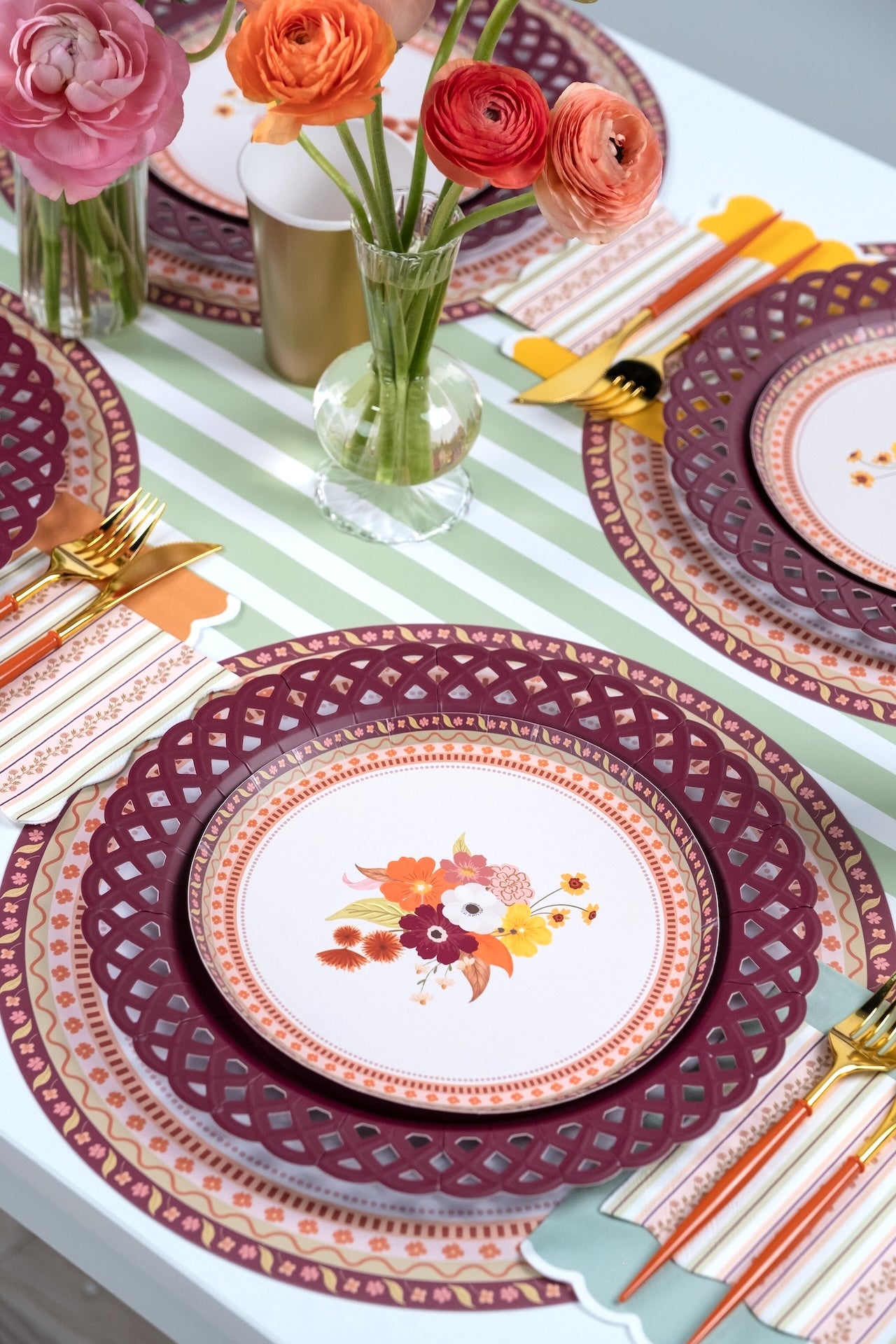 Harvest Floral Cocktail Napkins
