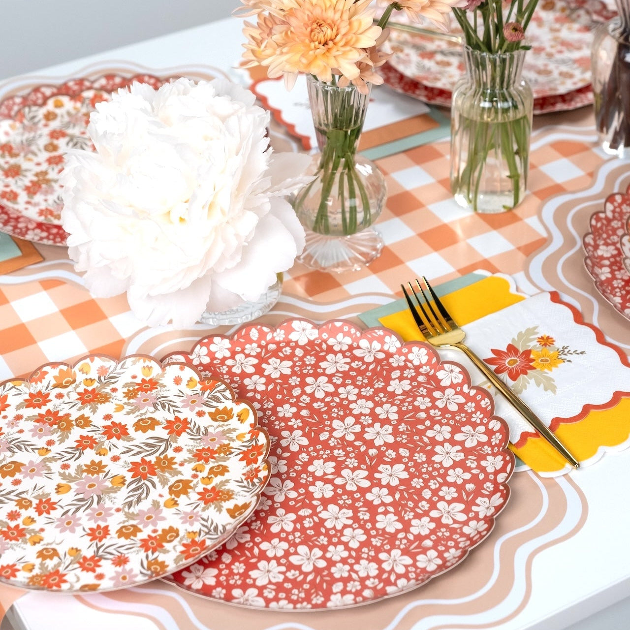 Autumn Floral Dinner Plates