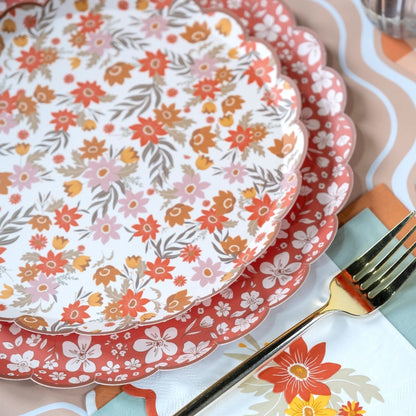 Autumn Floral Dinner Plates