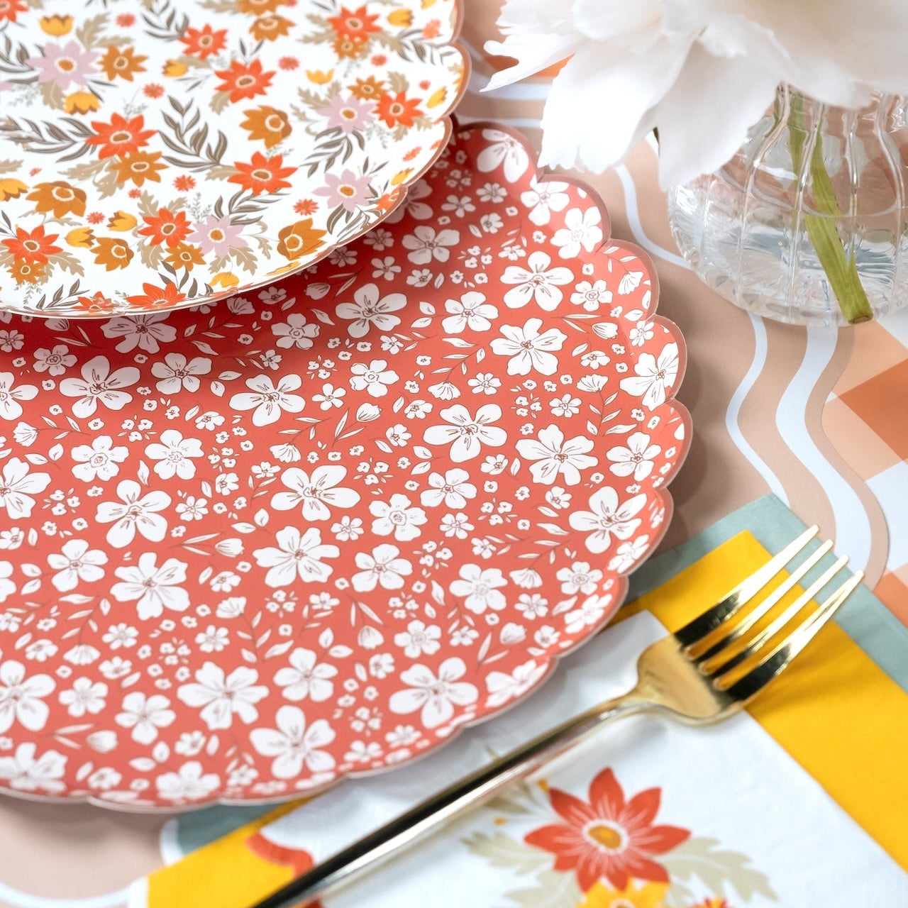 Autumn Floral Dinner Plates
