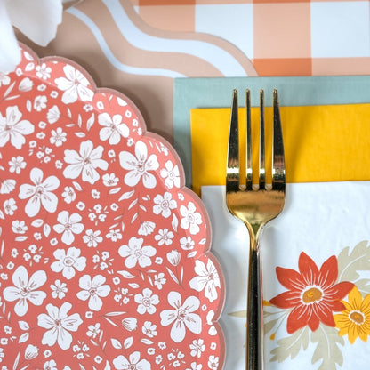 Autumn Floral Dinner Plates