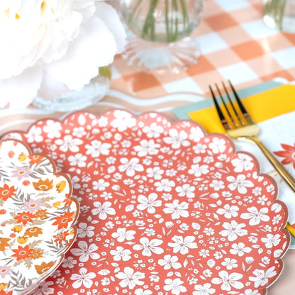 Autumn Floral Dinner Plates