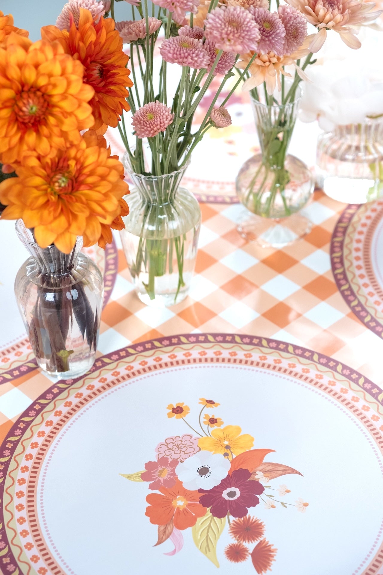 Harvest Floral Round Placemats
