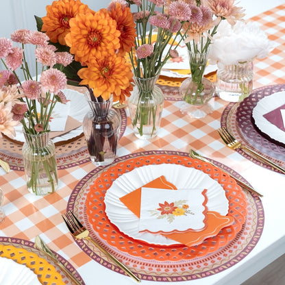 Harvest Floral Round Placemats