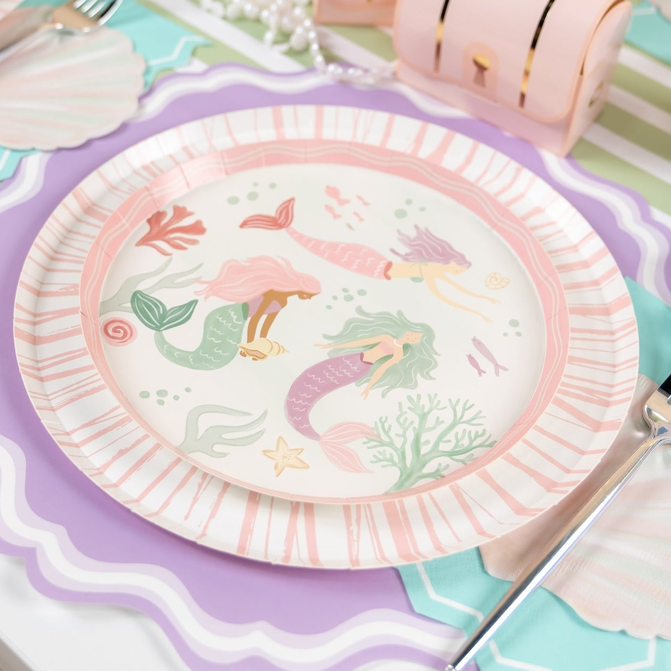 Mermaid Dessert Plates- Pre Order Ships January 20th
