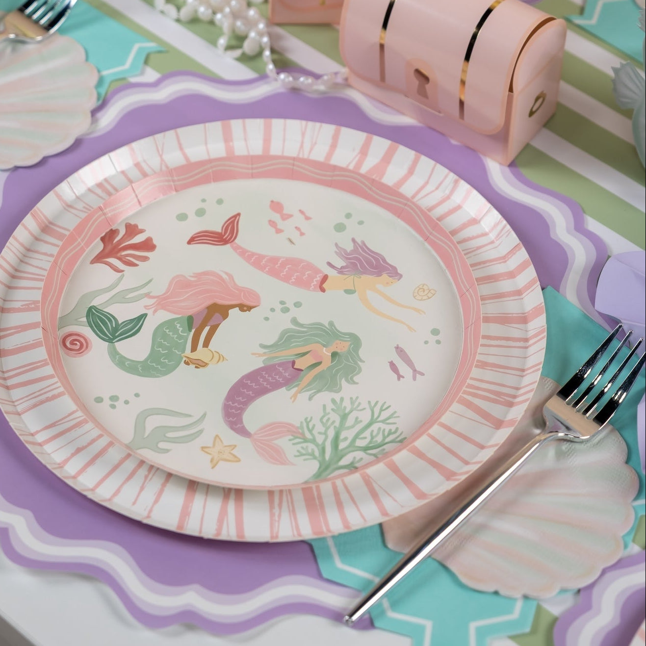 Mermaid Dessert Plates- Pre Order Ships January 20th