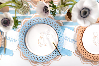 Beige Precious Baby Bear Dessert Plates