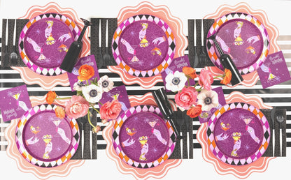 HAL25-DNP4-Halloween Diamond Dinner Plates